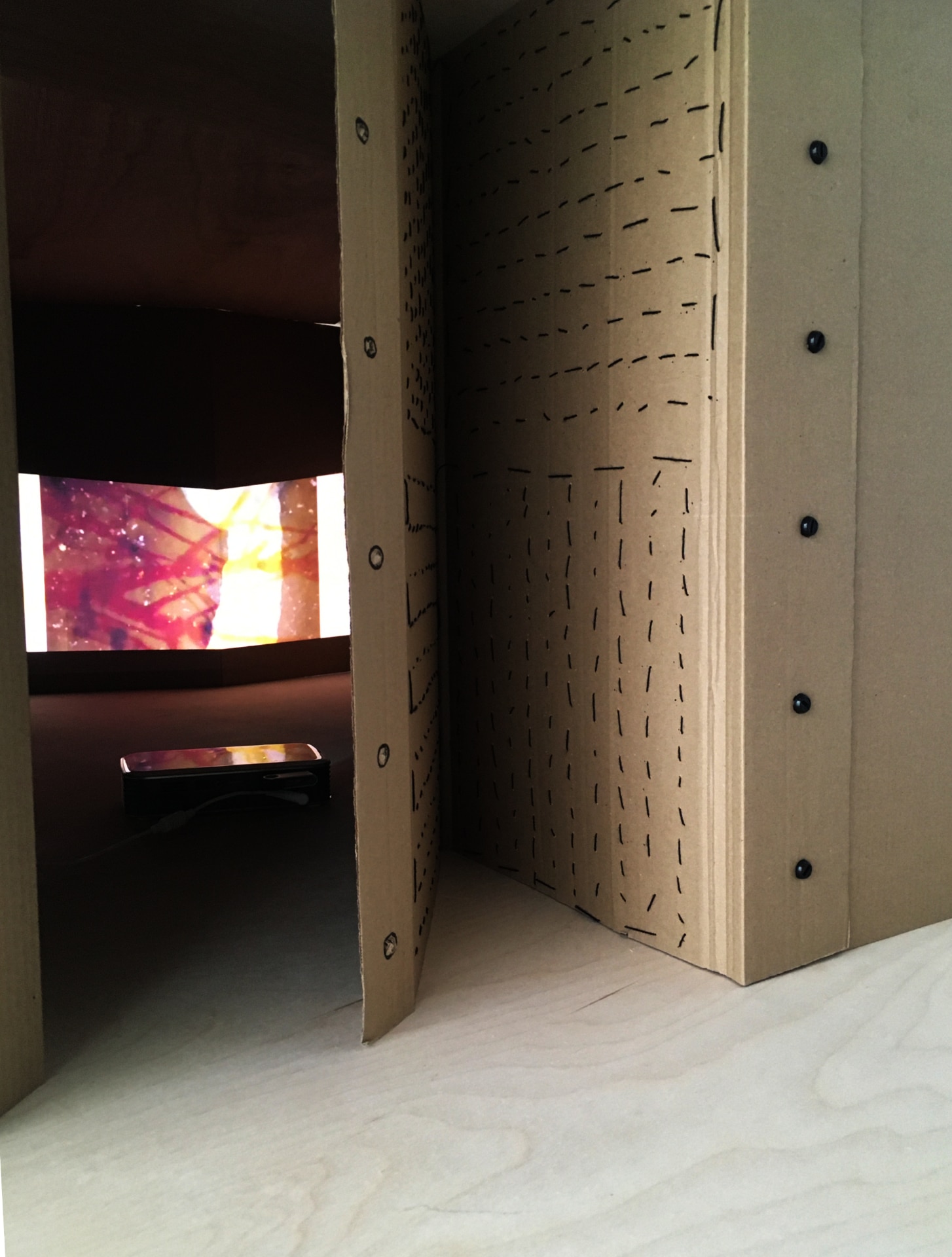 Linda James, Taking a Brook to the City (2021). Installation detail.